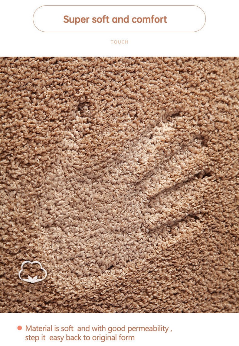 Bathroom anti-slip floor mat polyester fiber-6
